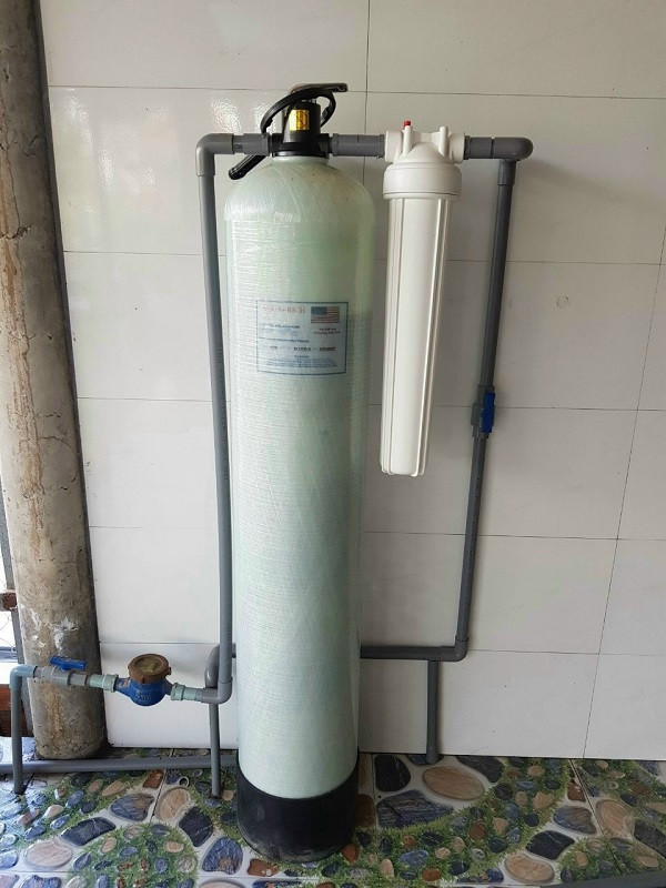 Hệ thống lọc nước được thiết kế gọn nhẹ, đơn giản