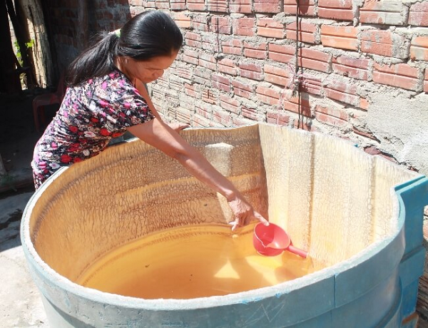 Nước nhiễm mặn là nước có nồng độ NaCl vượt ngưỡng cho phép