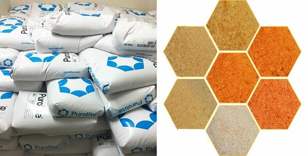 Hạt nhựa trao đổi cation axit yếu có tác dụng loại bỏ các ion liên quan đến độ kiềm