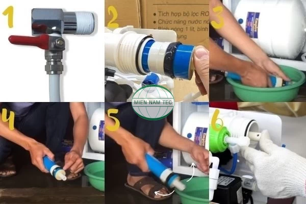 Vệ sinh màng lọc ro