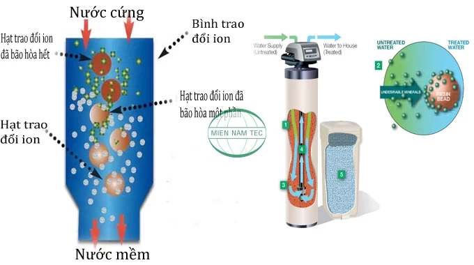 Nguyên lý hoạt động hạt nhựa trao đổi ion Ấn Độ