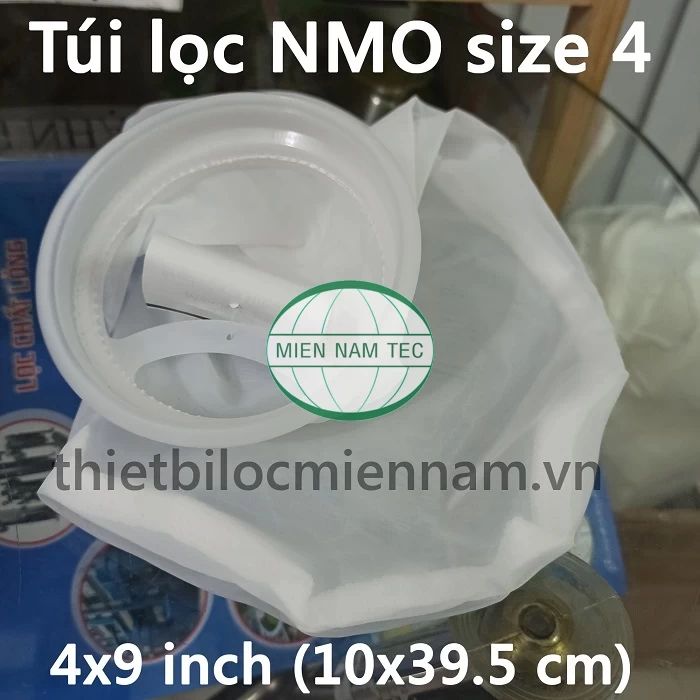 Túi lọc NMO (Nylon mesh) size 4 là túi lọc chất lỏng được sản xuất từ vải Nylon Monofilament