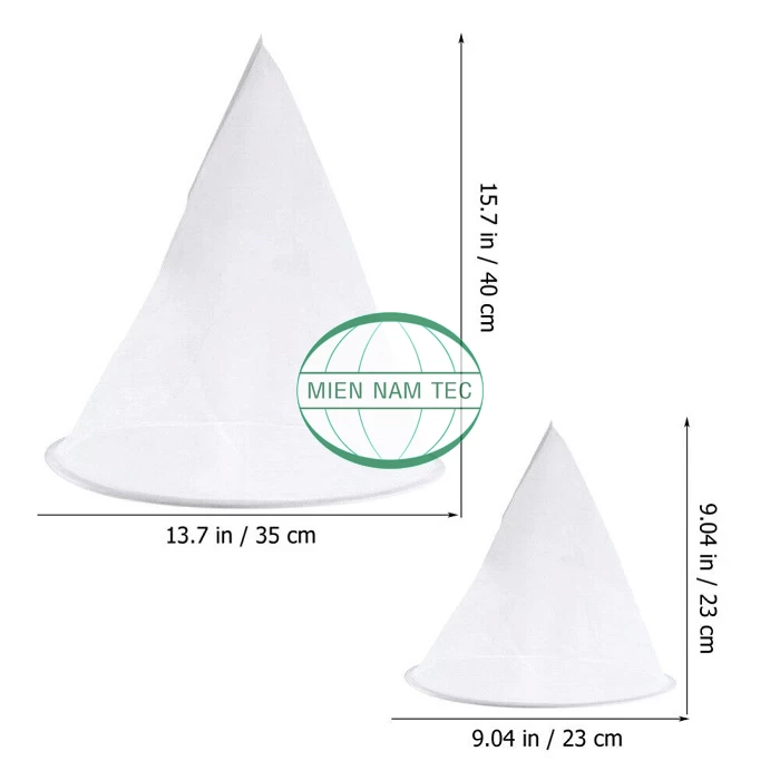 Vật liệu làm nón được làm bằng PP, PE, NMO, có khả năng chống mài mòn, chống ăn mòn, chịu nhiệt độ cao và có thể tái sử dụng