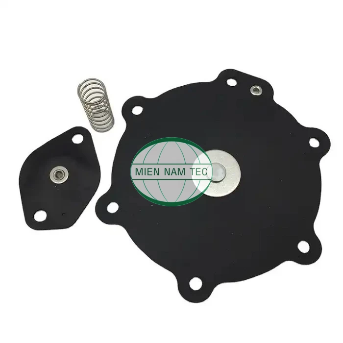 Cấu tạo màng van rũ bụi gồm đĩa kim loại tròn nằm giữa vành cao su đồng chất
