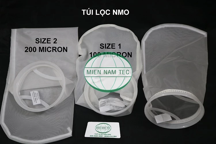 Túi lọc chất lỏng vải NMO có tính đàn hồi tốt, độ bền cao