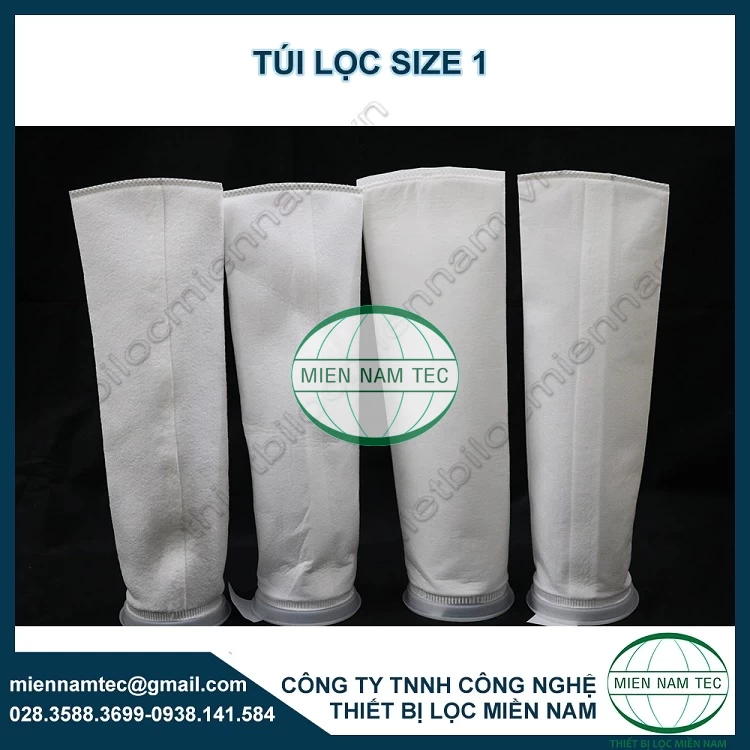 Túi lọc chất lỏng size 4 đa dạng cấp độ lọc: 0.5, 1, 5, 10, 25, 50, 75, 100, 150, 200, 300.