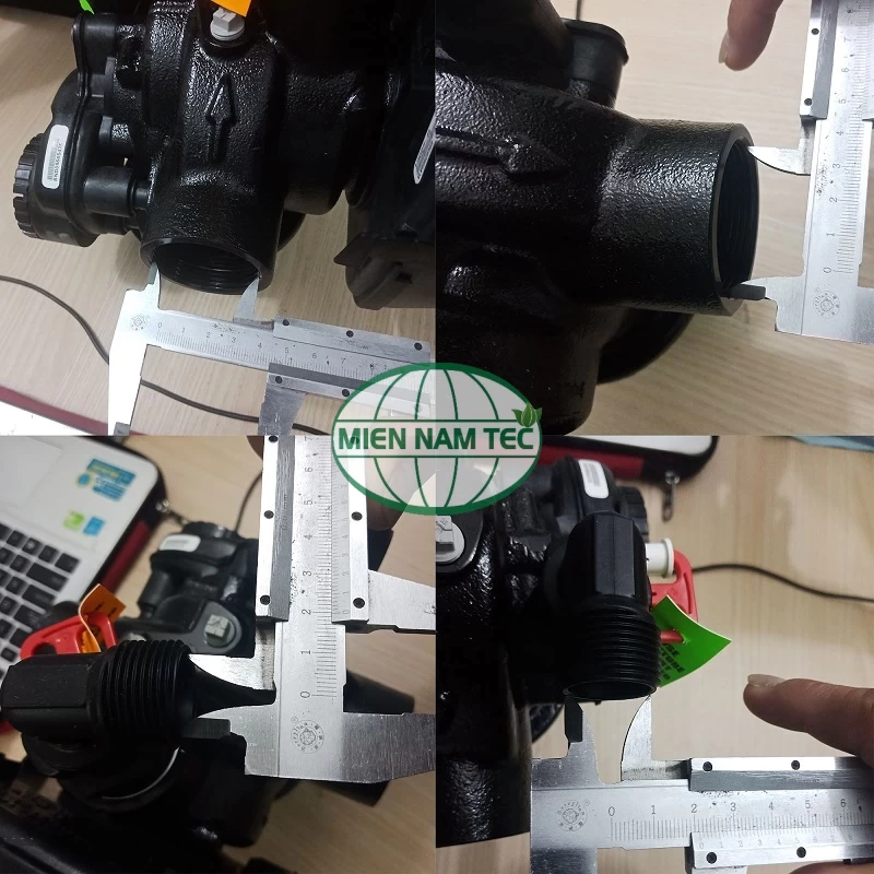 Kích thước các đường dẫn của van tự động WS1.5CI Clack