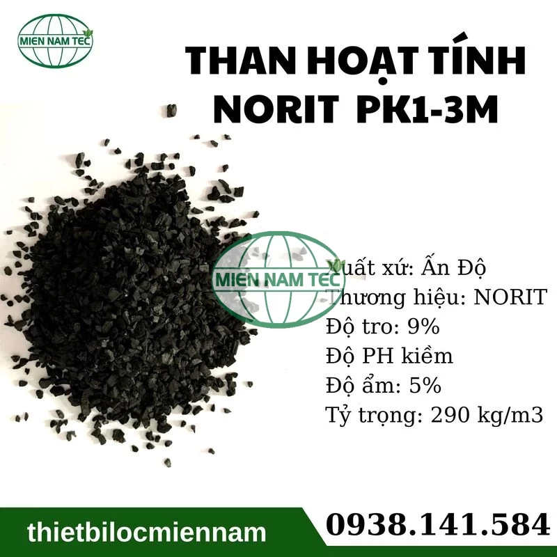 Giới thiệt về than hoạt tính Norit Hà Lan PK1-3M