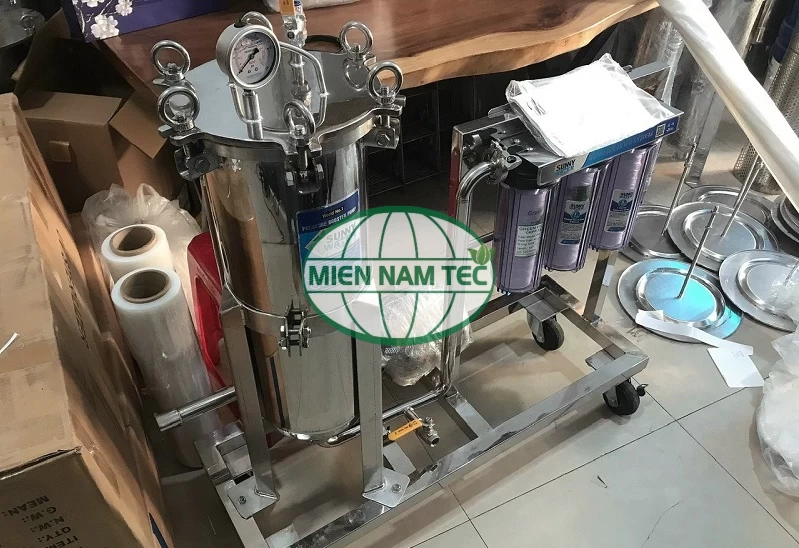 Phin lọc túi Inox dùng trong lọc chất lỏng, lọc dầu