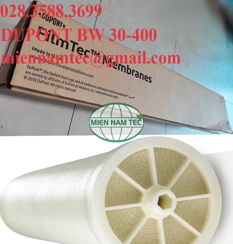 Màng lọc RO áp cao Dupont FilmTec BW30-400 model 8040