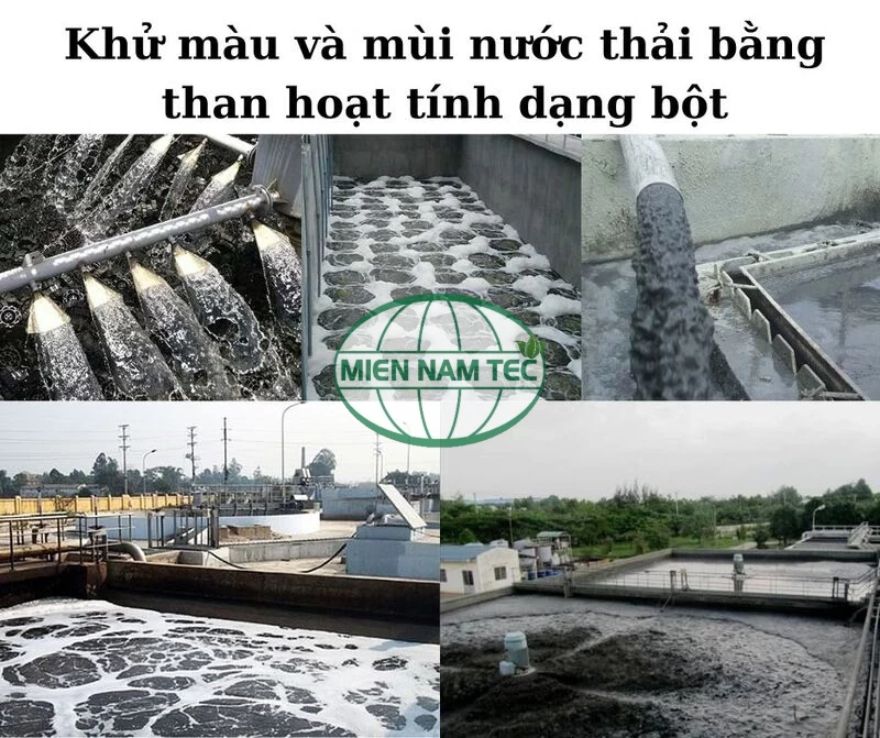 Ứng dụng than hoạt tính dạng bột trong xử lý nước thải công nghiệp