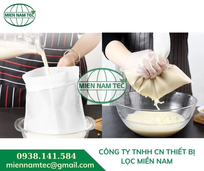 Ứng dụng chủ yếu của túi lọc sữa đậu nành hiện nay 