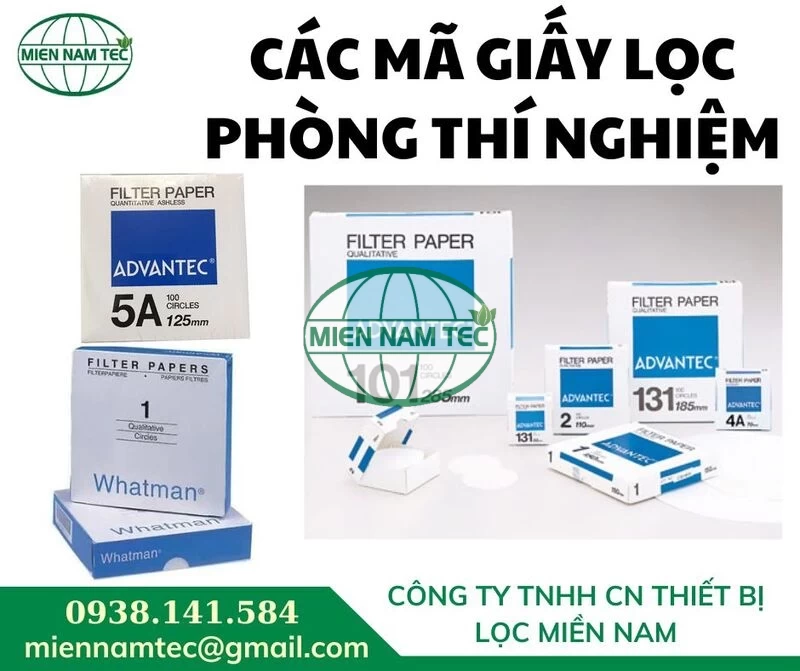Giới thiệu chi tiết về các mã giấy lọc phòng thí nghiệm
