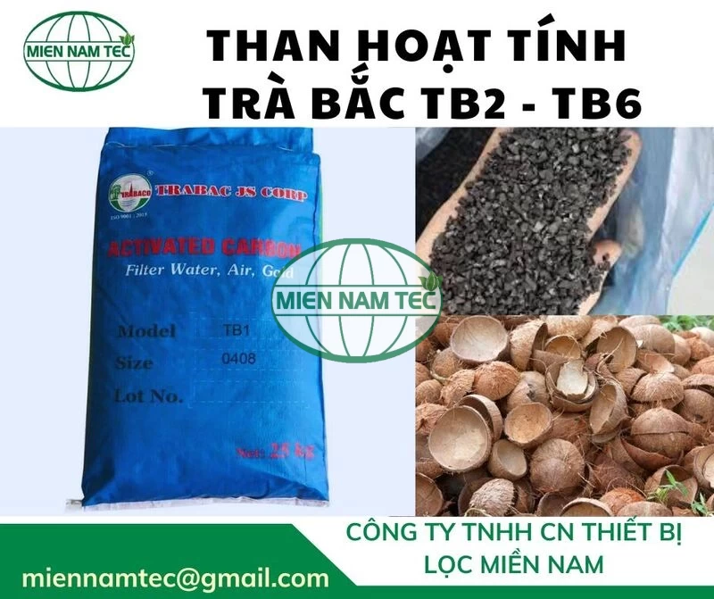 Giới thiệu thông tin chi tiết về than hoạt tính Trà Bắc TB2 - TB6