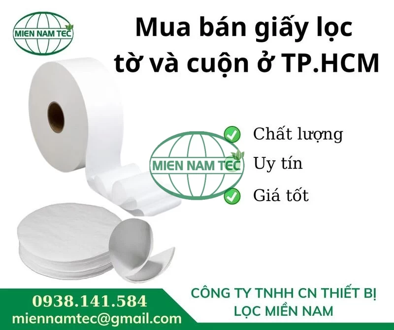 Mua bán giấy lọc tờ và cuộn ở TP.HCM