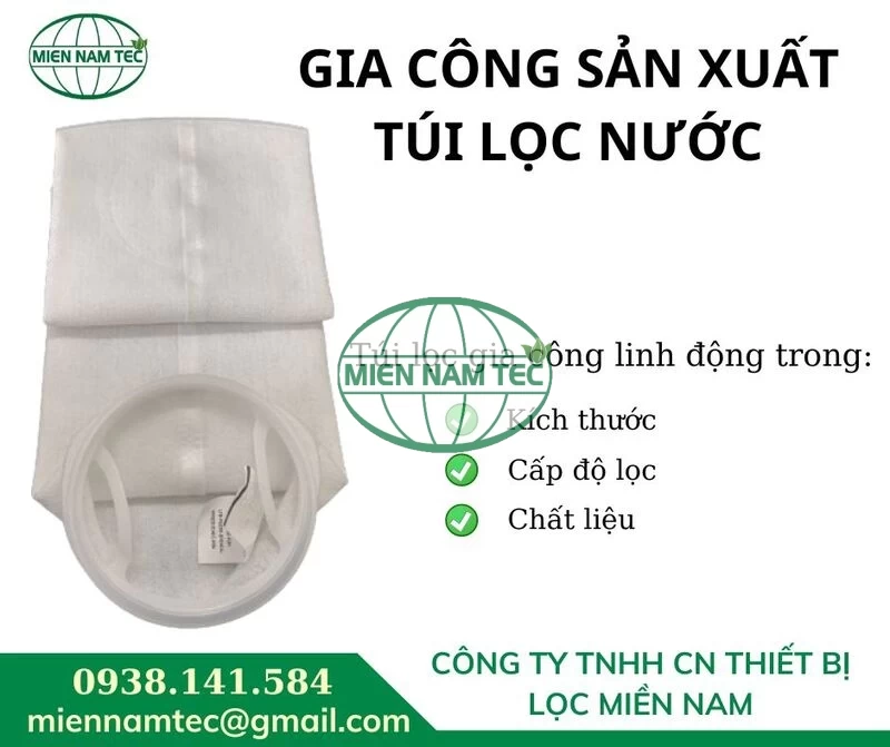 Giới thiệu về gia công sản xuất túi lọc nước