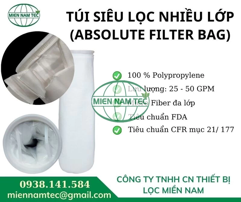 Túi siêu lọc nhiều lớp (absolute bag)
