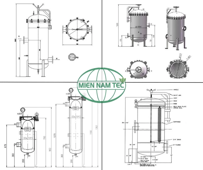 Ứng dụng của quy trình sản xuất housing filter 