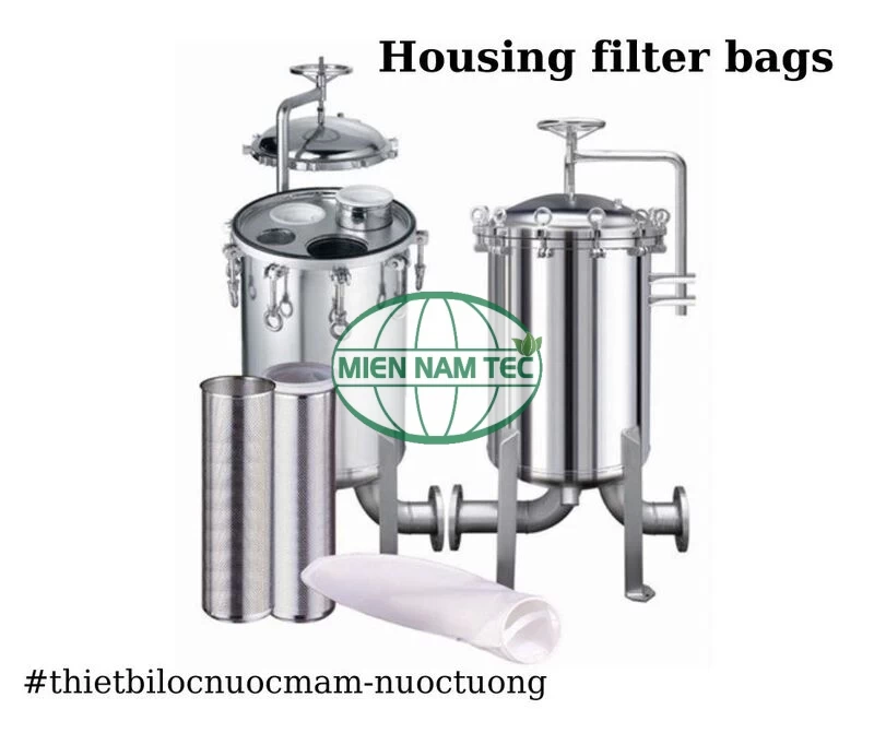 Bình lọc túi - thiết bị lọc nước mắm (nước tương)