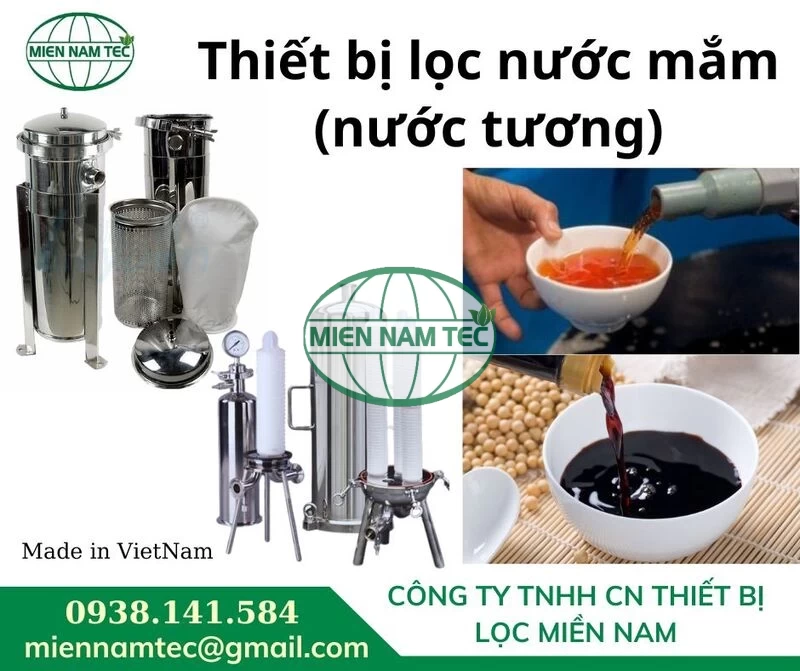 Thiết bị lọc nước mắm (nước tương)