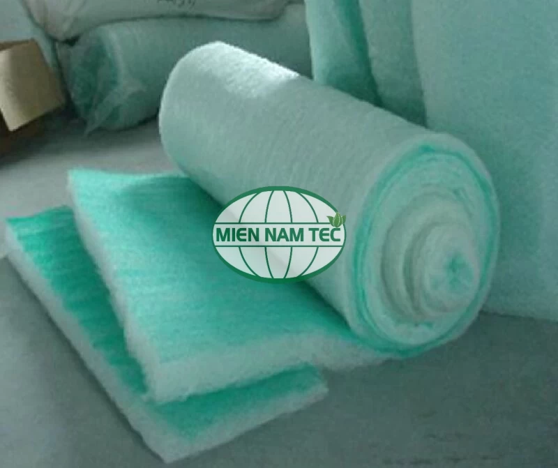 Mô tả về cuộn bông lọc sợi thủy tinh 2mx20m