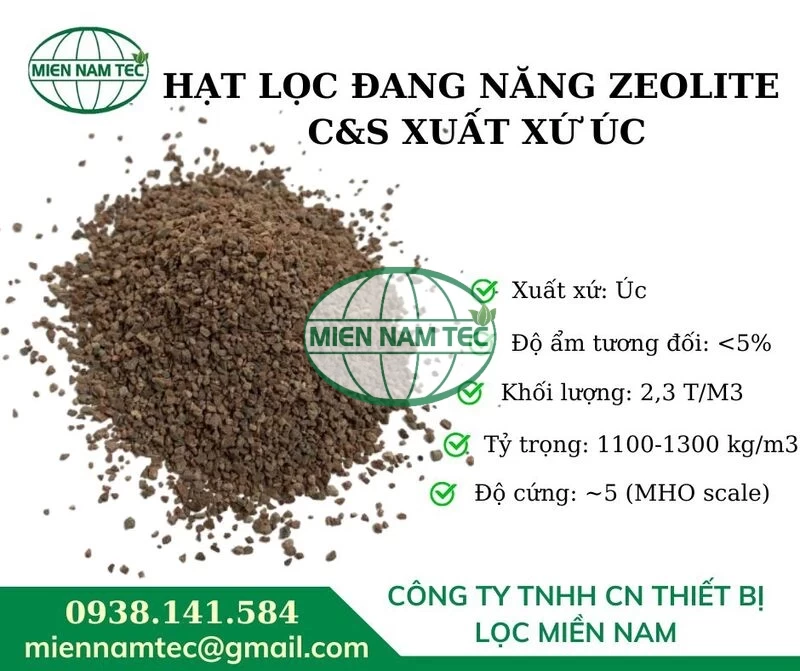 Hạt lọc đa năng Zeolite C&S xuất xứ Úc