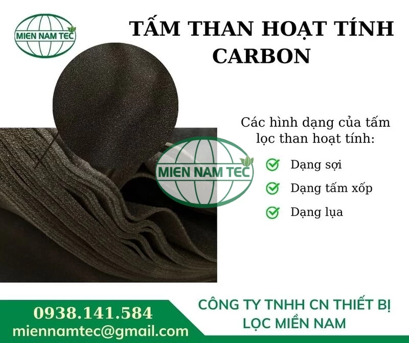 Tấm than hoạt tính Carbon