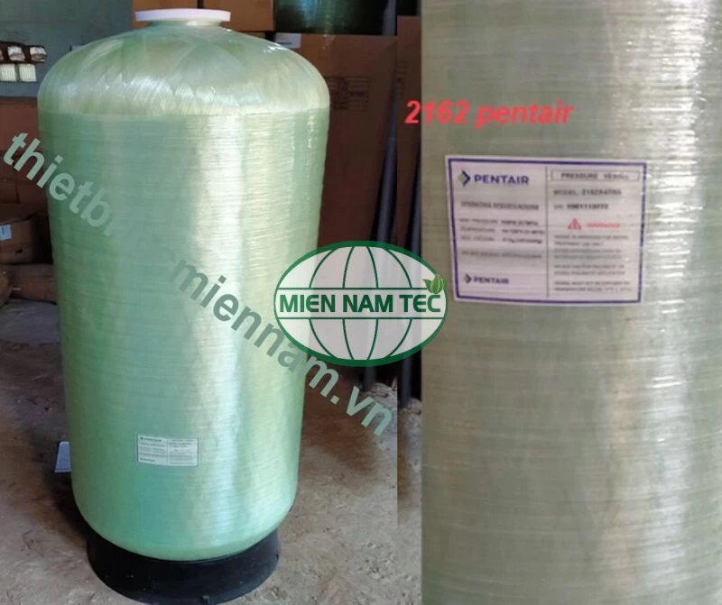 Hình ảnh thực tế của bồn lọc composite FRP Pentair 2162 (Ø 525 x 1625mm)