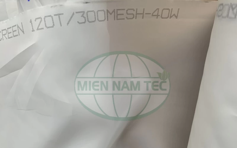Lưới in lụa polyester 120T/300 mesh