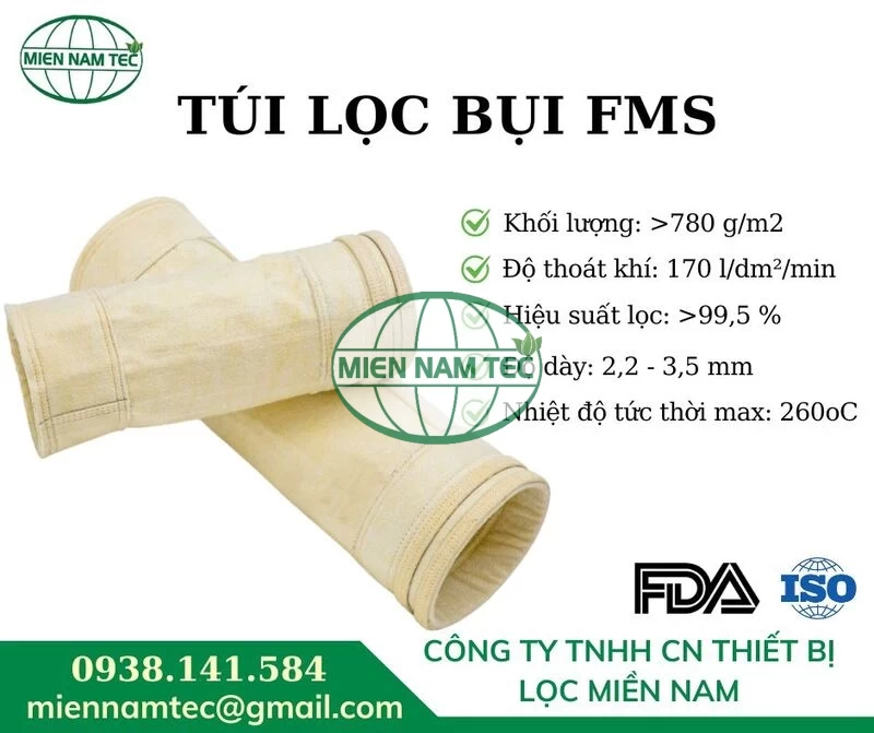 Túi lọc bụi fms - lọc miền nam