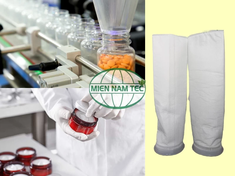 Ứng dụng túi lọc nước trong sản xuất dược phẩm, dược mỹ phẩm