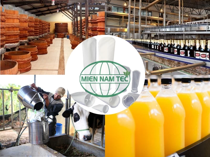 Ứng dụng túi lọc nước trong chế biến thực phẩm và đồ uống