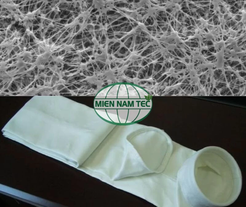 Cấu trúc của sợi túi lọc bụi PTFE
