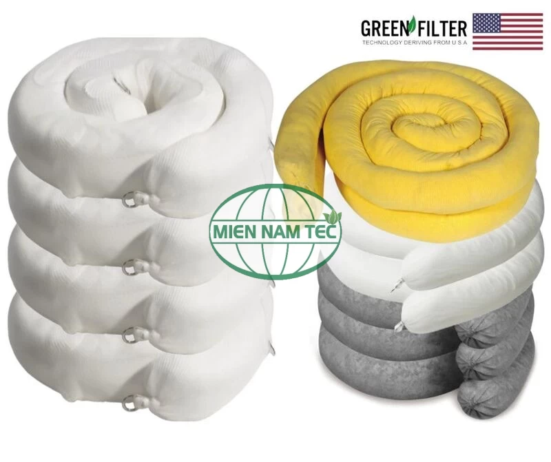 Ứng phó sự cố khẩn cấp - Phao quây thấm dầu, hóa chất