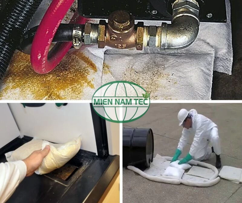 Một số ứng dụng thực tế của gối thấm dầu