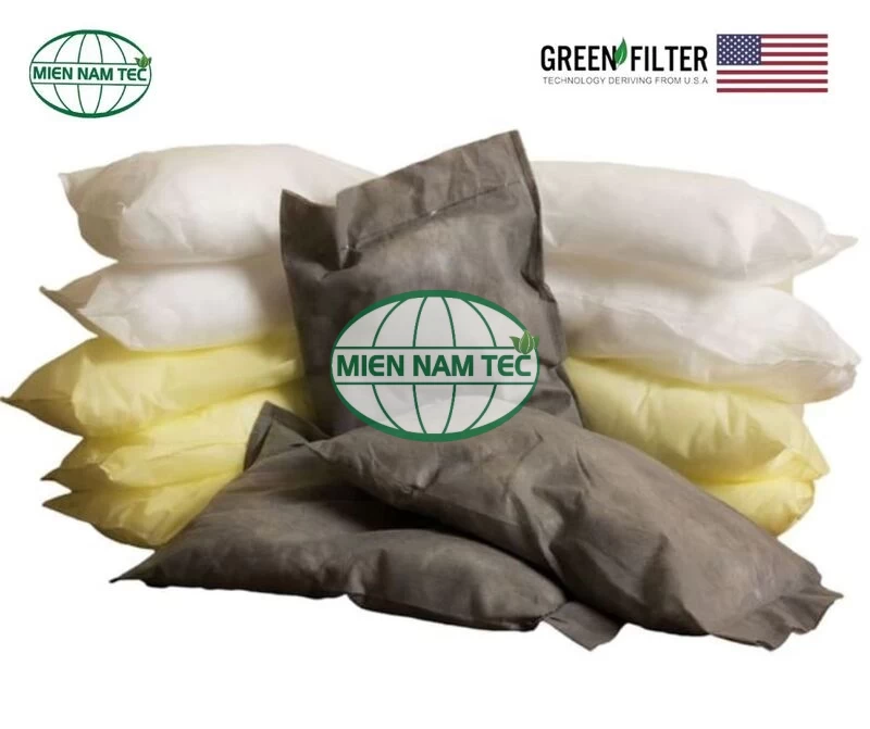 Gối thấm dầu, hóa chất, hút đa năng - Ứng phó sự cố khẩn cấp