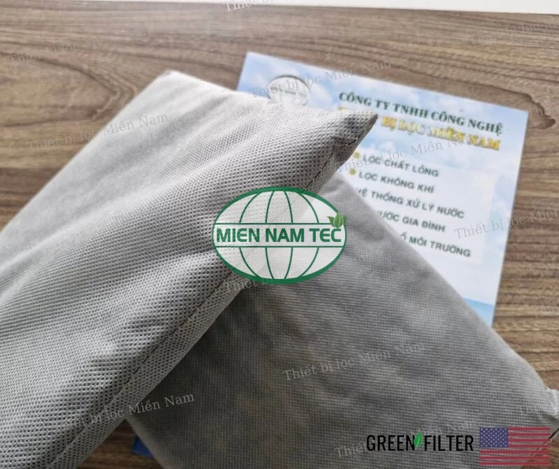 Hình ảnh thực tế của của gối thấm hút đa năng màu xám Green Filter