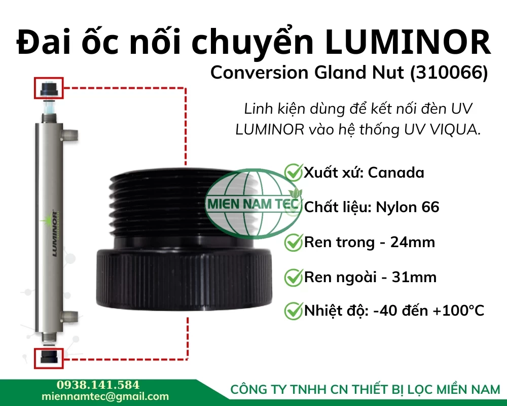 Đai ốc nối chuyển LUMINOR (310066)
