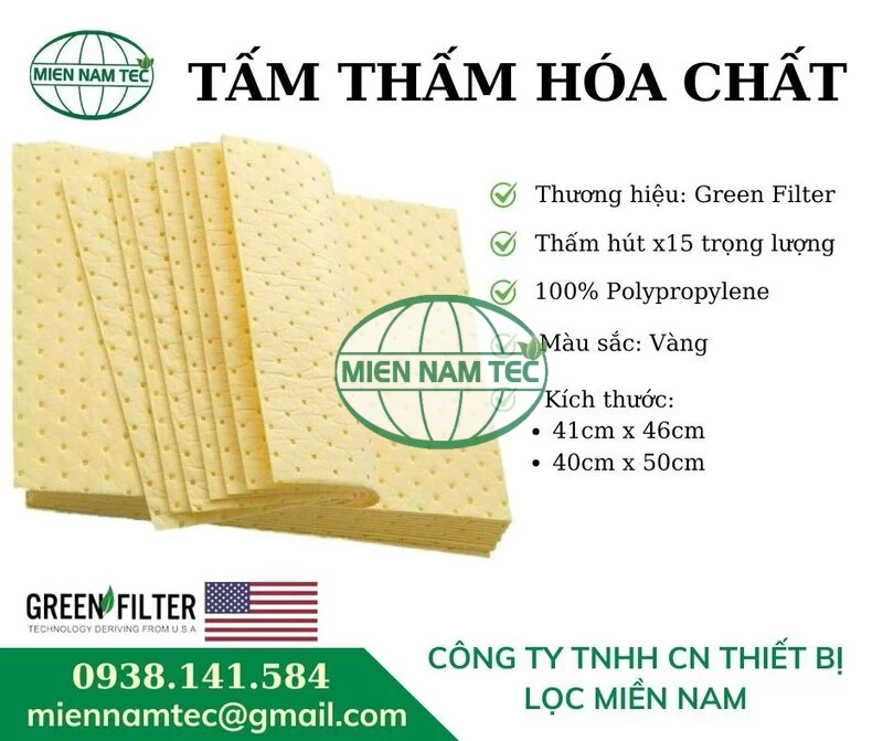 Tấm thấm hóa chất