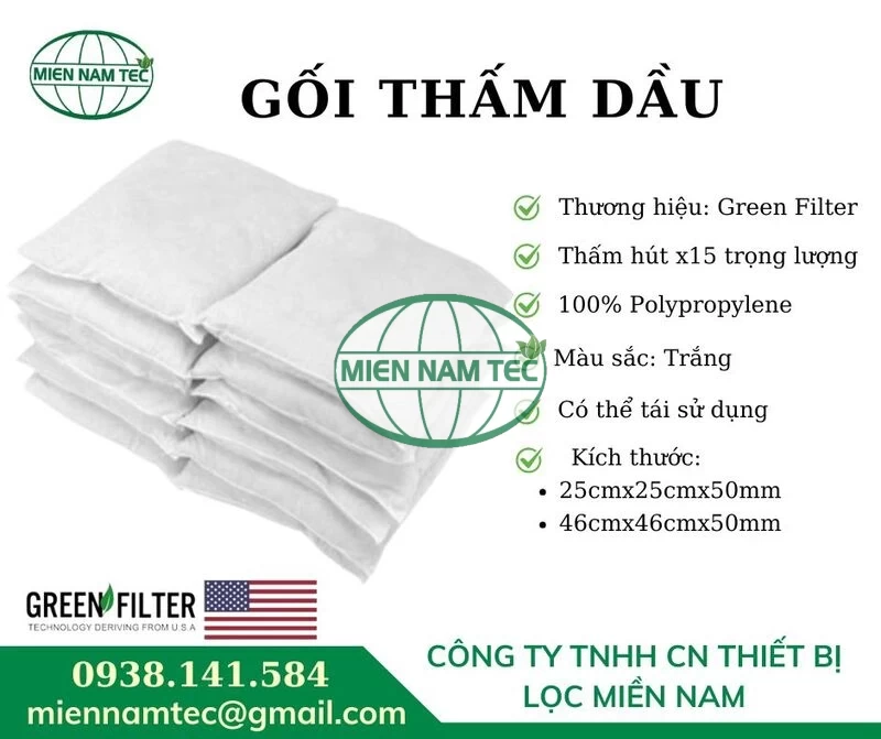 Gối thấm dầu Green Filter