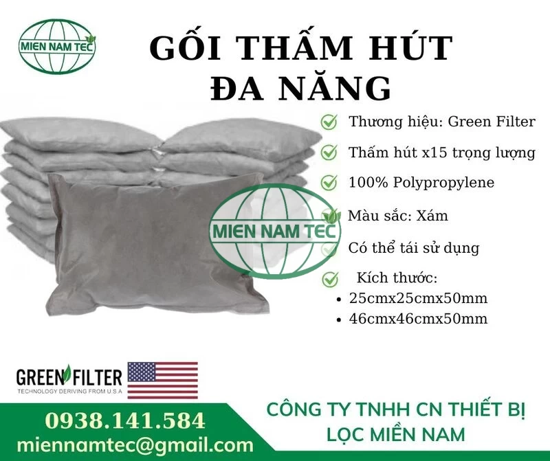 Gối thấm hút đa năng Green Filter 