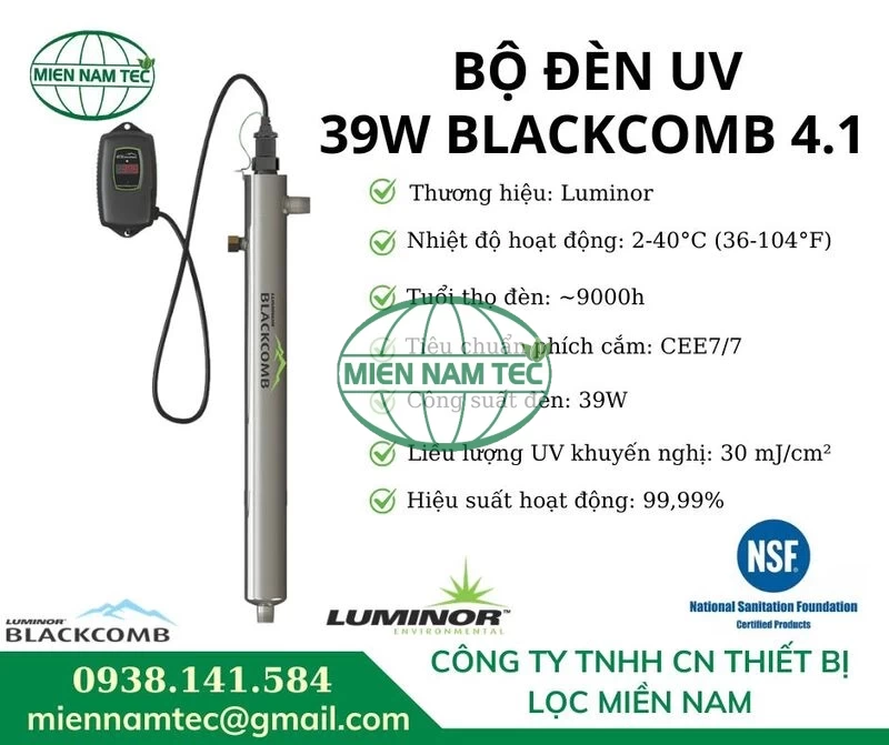 Bộ đèn UV 39W Blackcomb 4.1 Luminor