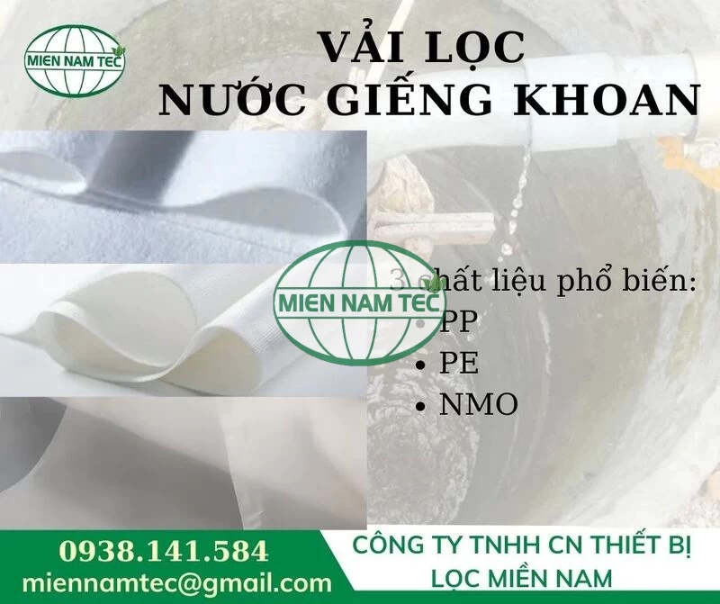 Vải lọc nước giếng khoan - Lọc Miền Nam