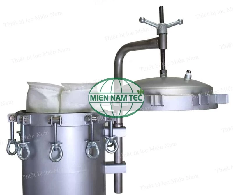 Kiểu cách miệng thiết bị lọc túi inox 304 và 316 - Loại bình lọc nhiều túi