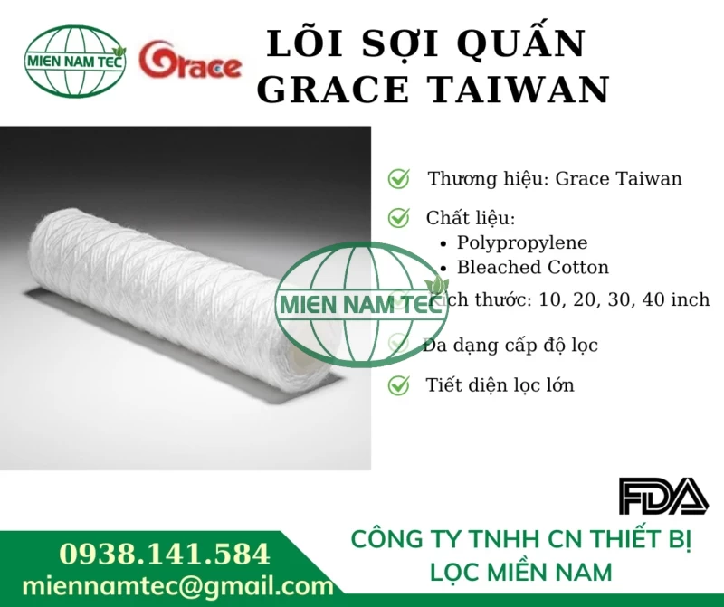 Lõi sợi quấn Grace Taiwan