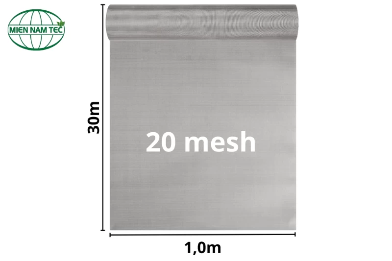 Lưới inox 20 mesh SS304 (Lỗ 0.8 mm) là gì