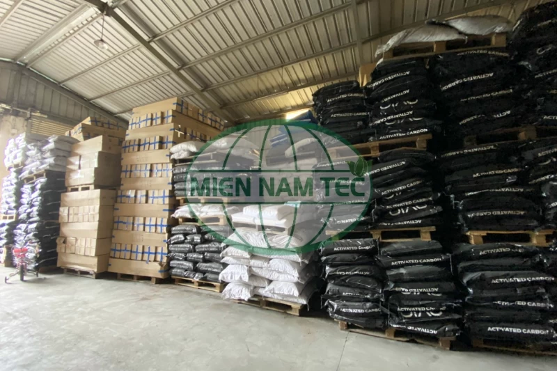 Viên nén than hoạt tính hấp thụ khí độc tại Công ty TNHH CN Thiết Bị Lọc Miền Nam