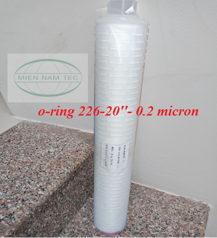 Lõi giấy xếp o-ring 226 -20''-0.2 micron