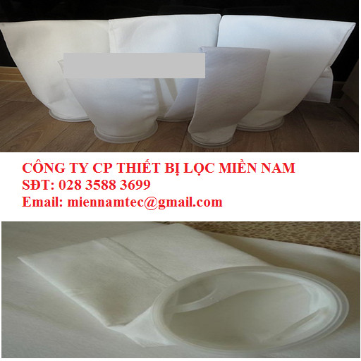 TÚI LỌC VẢI PE BỀ MẶT MỊN ÍT SẦN SÙI
