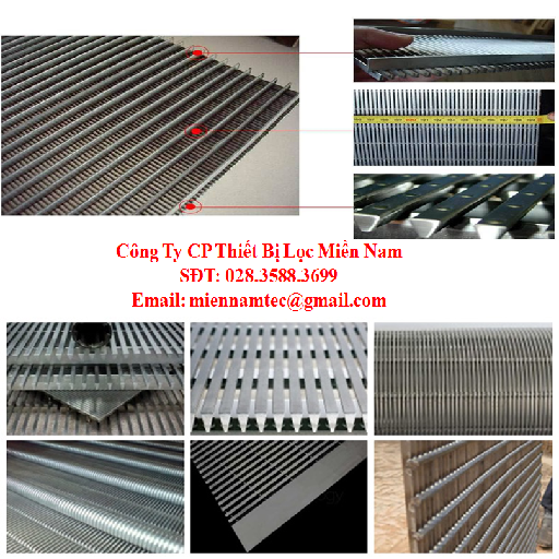 TẤM INOX LỌC KHE JOHNSON LỌC PHÂN CÁ